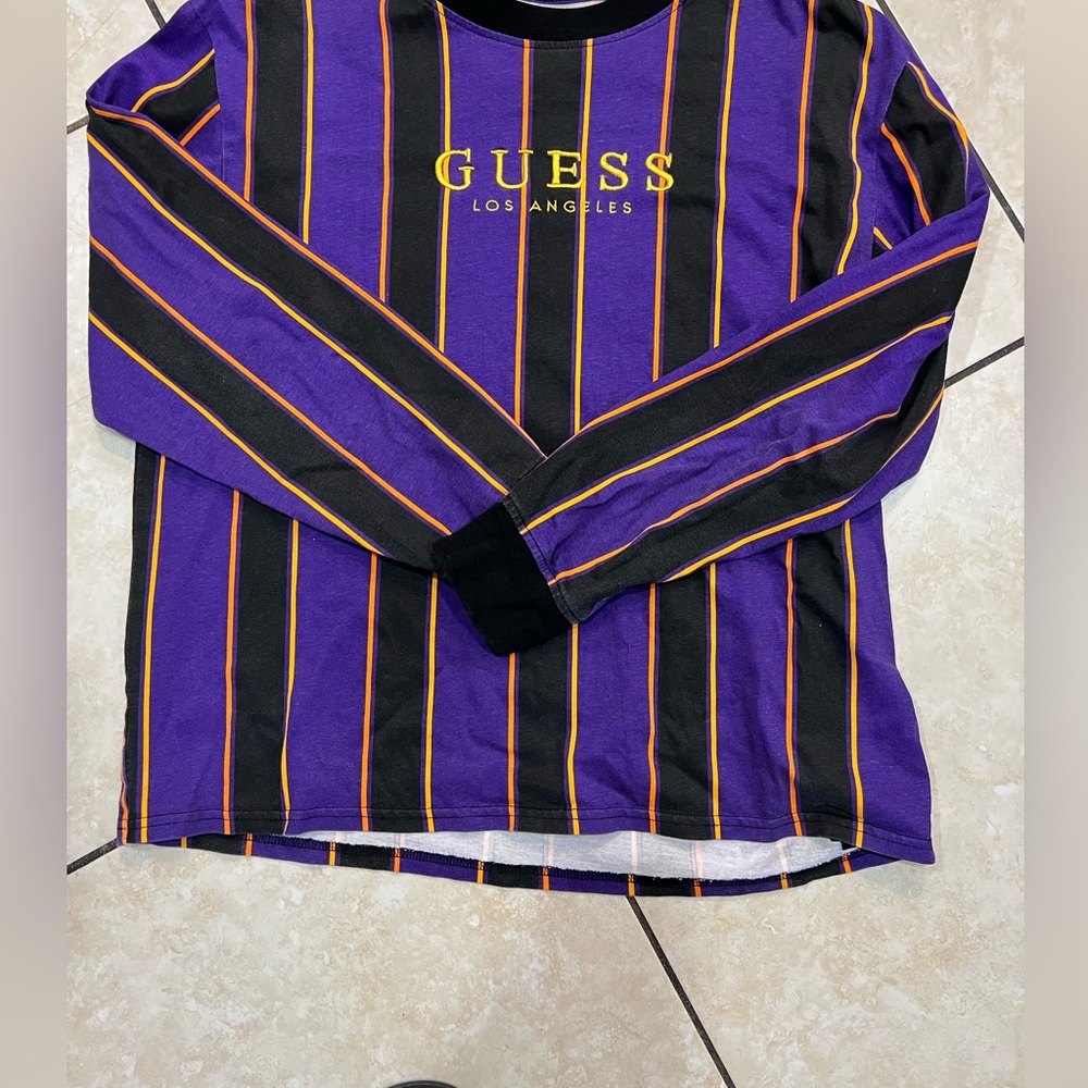 GUESS STRIPPED LONG SLEEVE